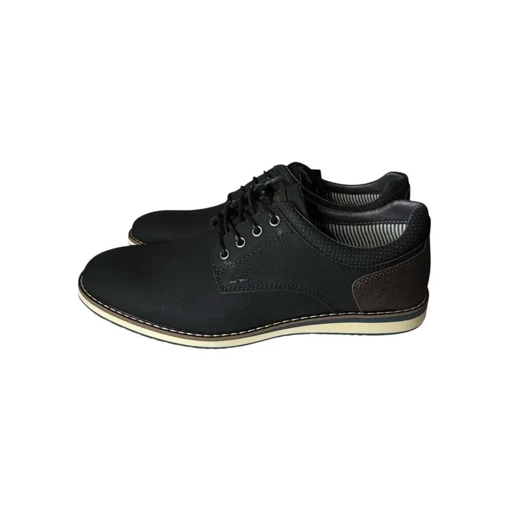 Nunn Bush NEW Hyde II Plain Toe Oxford Black Lace Up Size 10 Comfort Dress Shoes